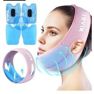 REVIX Wisdom Tooth Ice Pack Wrap with 3D Sewing Design Face Ice Wrap for Jaw